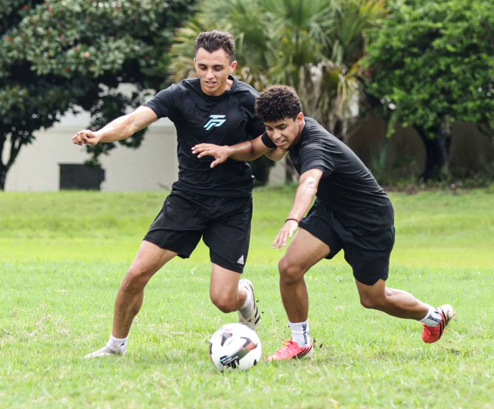 1v1 training moment at The Full Player